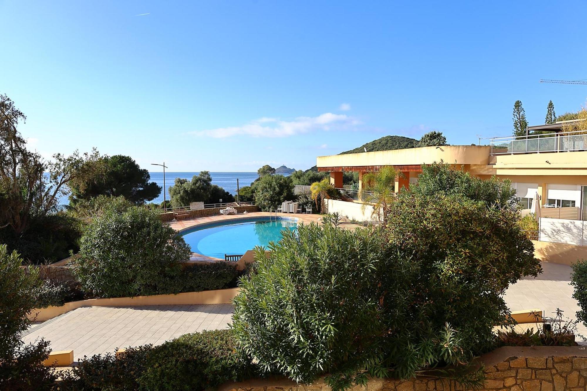 Superbe T2 Vue Mer - Piscine & Plage A 100M Ajaccio  Exterior foto