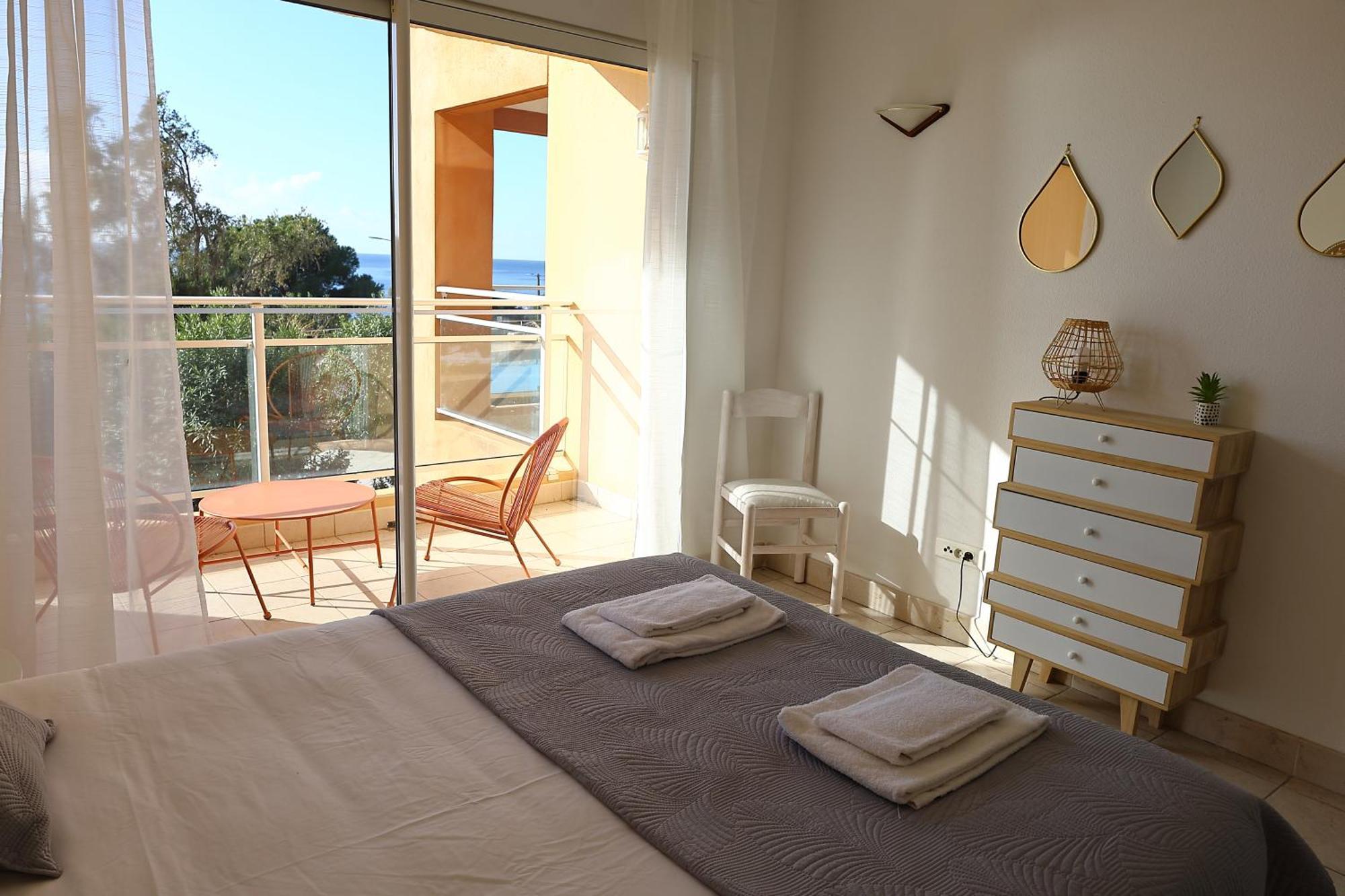 Superbe T2 Vue Mer - Piscine & Plage A 100M Ajaccio  Exterior foto